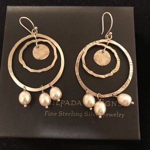 Jewelry - Silpada Sterling Pearl Earrings Jewelry - Silpada Sterling Pearl Earrings